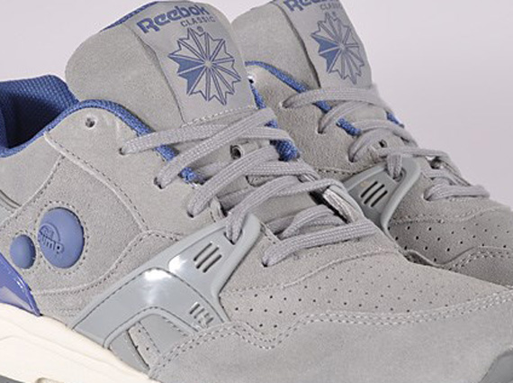 Reebok Dual Pump Runner – Flat Grey – Bandana Blue