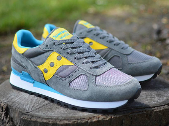 Saucony Shadow Original – Grey – Yellow – Blue