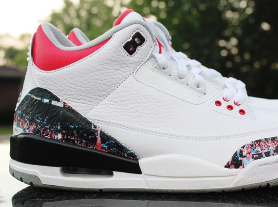 Air Jordan III "Dunk Contest" Customs by Rocket Boy Nift