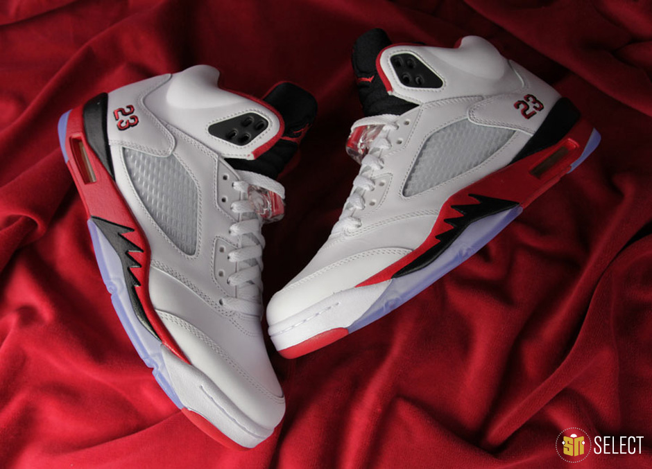 Air Jordan V Fire Red Beauty Shots 6