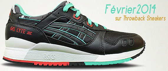 Asics Gel Lyte Iii Black Mint Red February 2014