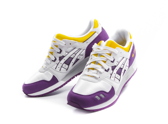 Asics Gl3 White Yellow Purple Packer Shoes 2