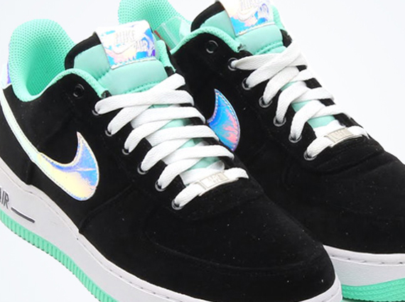 Nike Air Force 1 Low – Black – Green Glow