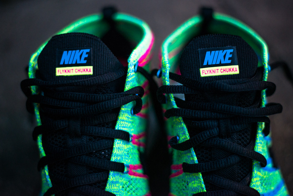 Nike Flyknit Chukka Blue Glow 5