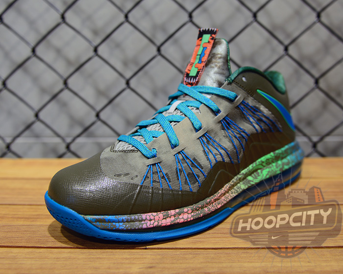 Nike Lebron X Low Tarp Green Neo Turquoise Poison Green 05