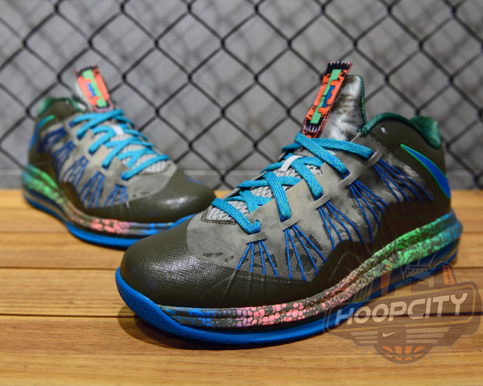 Nike Lebron X Low Tarp Green Neo Turquoise Poison Green 08