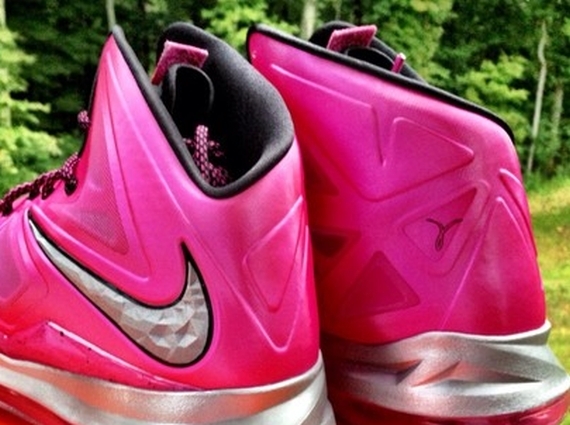 Nike Lebron X Think Pink Sample