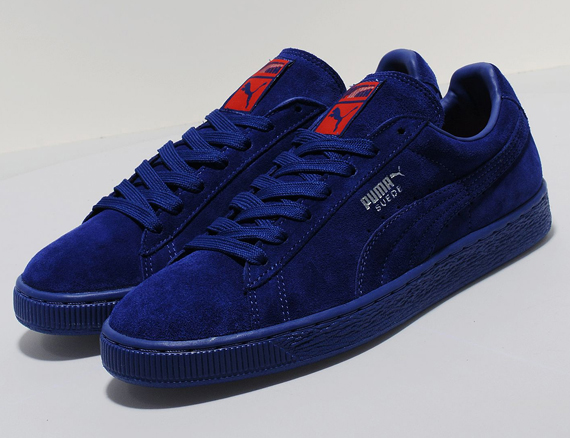 Puma Suede Blue Red 1