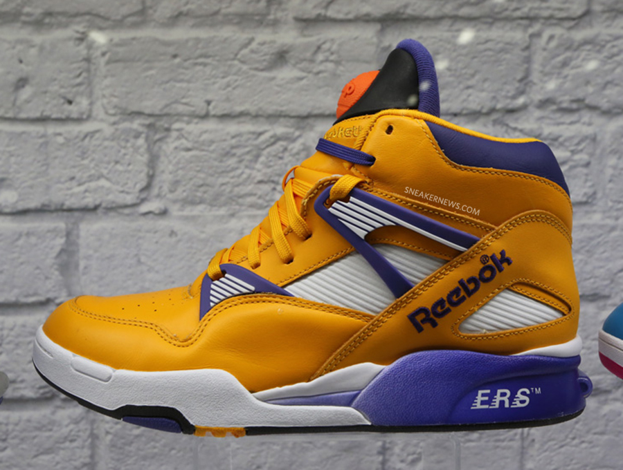 Reebok Pump Omni Zone Yellow Purple 2014