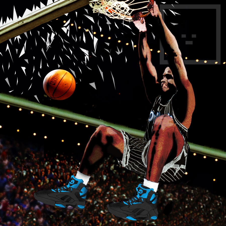 Shaq Attaq Retro Black Blue Release Date 10