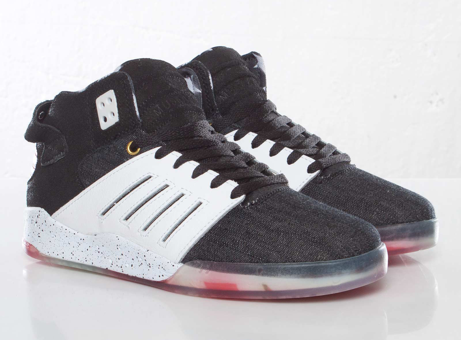 Supra Skytop 3 Black Denim Red 5