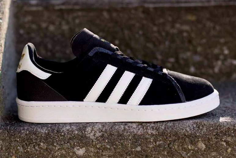 Adidas Campus As Black White Gold 1