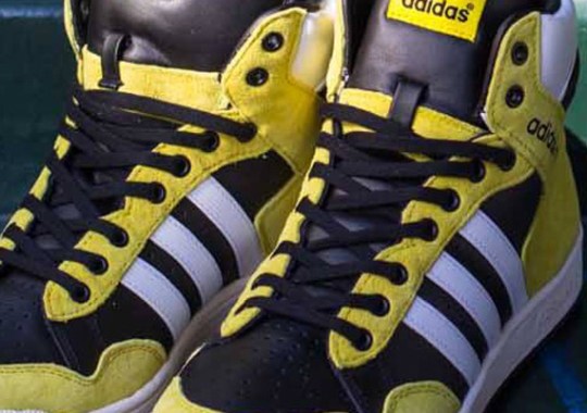 adidas Originals Pro Conference Hi – Black – Vive Yellow – Running White