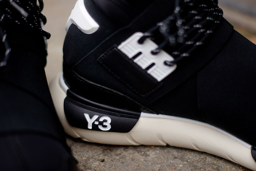 Adidas Y3 Qasa High Black White 4