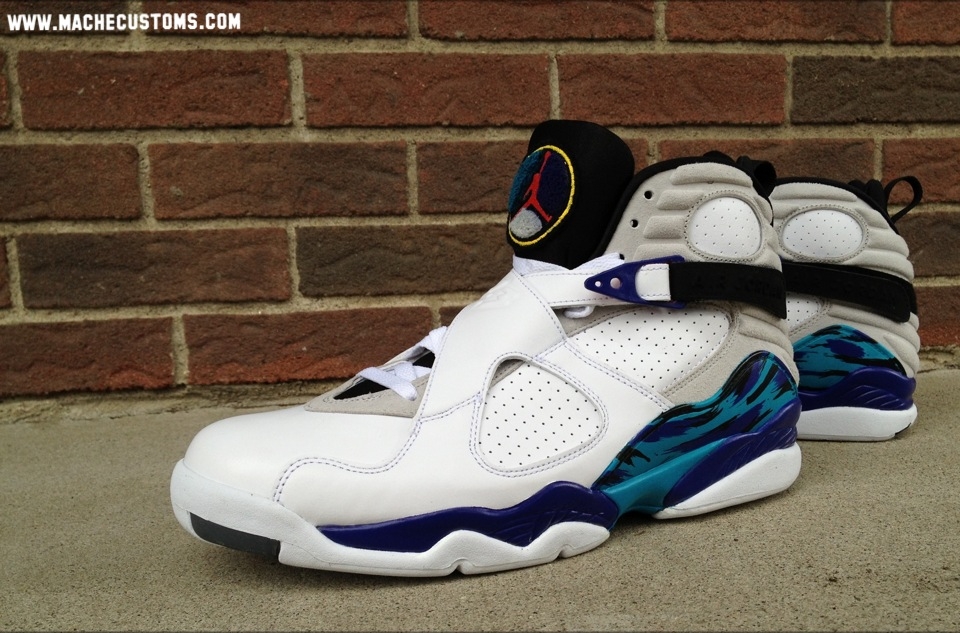 Air Jordan Viii Aqua Home By Mache Customs 04