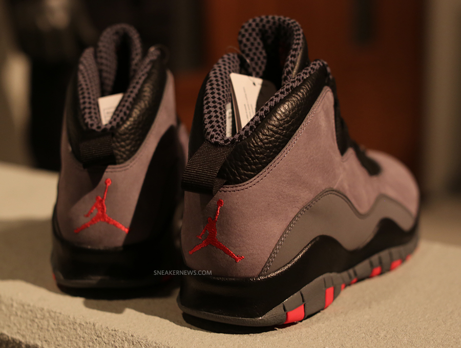 Air Jordan X Cool Grey Infrared Black 5