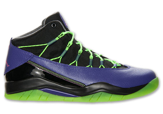 Jordan Prime Flight Black Flash Lime Purple 5