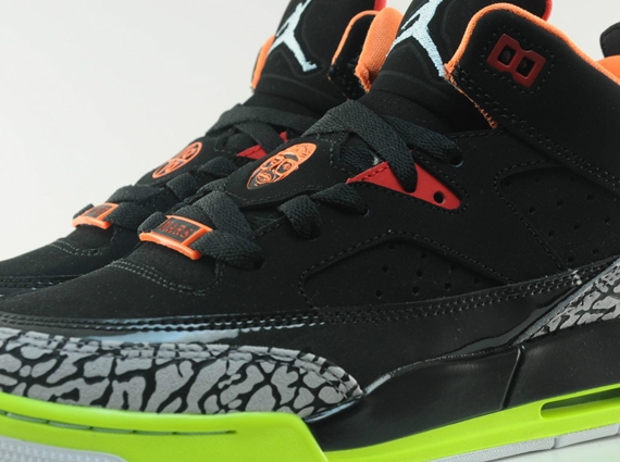 Jordan Son of Mars Low GS - Black - Light Armory Blue - Volt - Orange