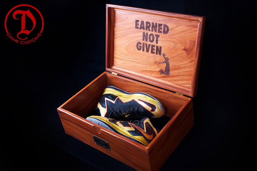 Lebron X Gold Dank 6