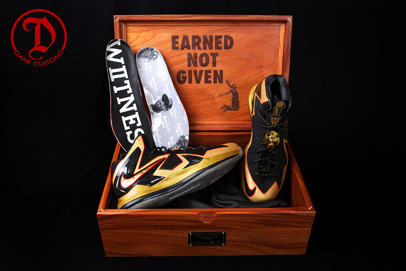 Lebron X Gold Dank 7