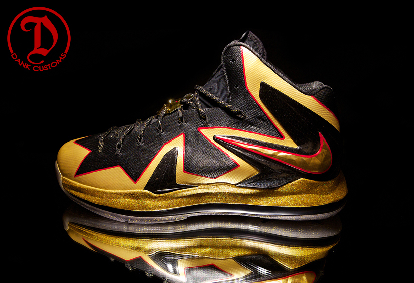 Lebron X Gold Dank 8