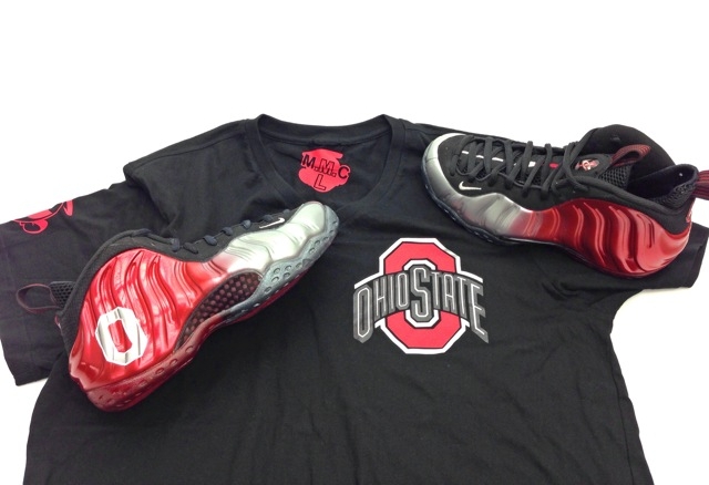 Nike Air Foamposite One Ohio State Sole Swap 06