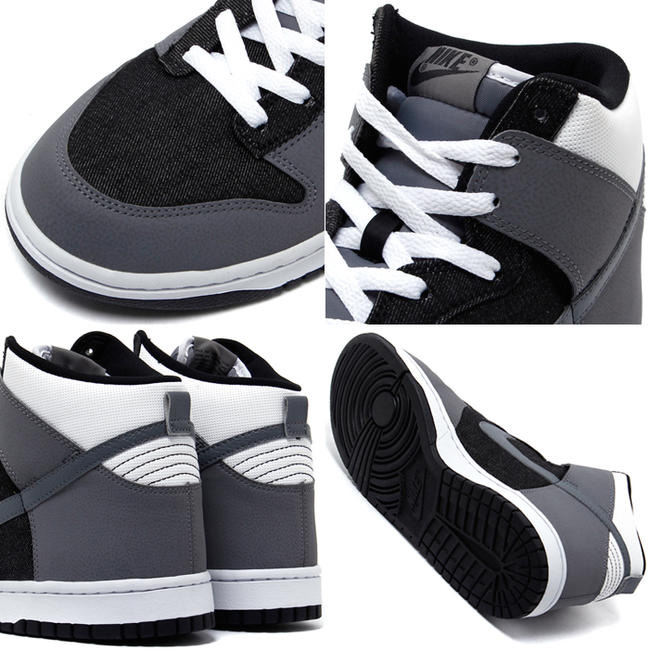 Nike Dunk High Grey Black 3