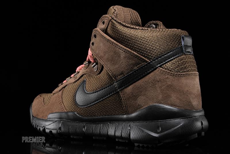 Nike Dunk High Oms Military Brown Dark Khaki Black 3