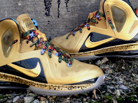 Nike LeBron 9 Elite "Un-Watch The Throne" by DeJesus Customs