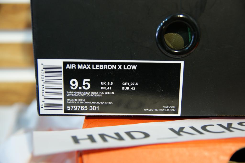Nike Lebron X Low Reptile Available Early On Ebay 01