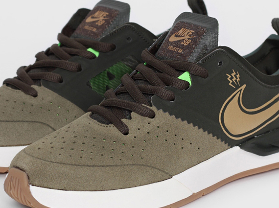 Nike Sb Ba Olive Gold 2