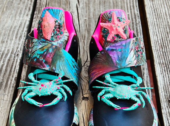 Nike Zoom KD IV "Summer Sunset" Customs by Gourmet Kickz