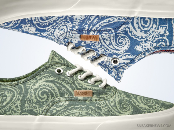 Vans California Authentic “Paisley Pack”
