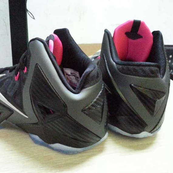 Carbon Fiber Lebron 11 Black Pink 3