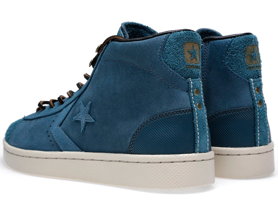 Converse First String Pro Leather Zip Orion Blue 1