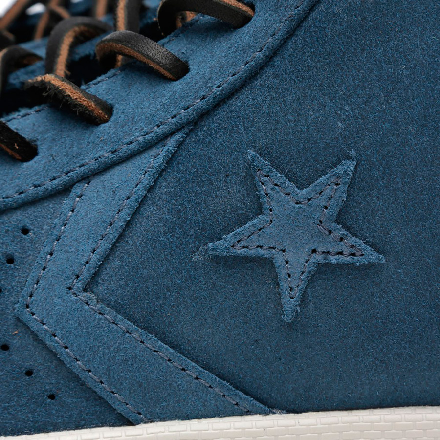 Converse First String Pro Leather Zip Orion Blue 5