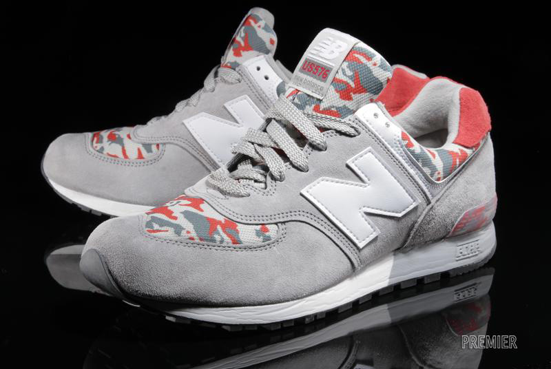New Balance 576 Camo Grey Red 2