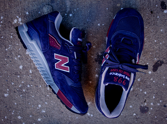 New Balance 998 - Navy - Burgundy