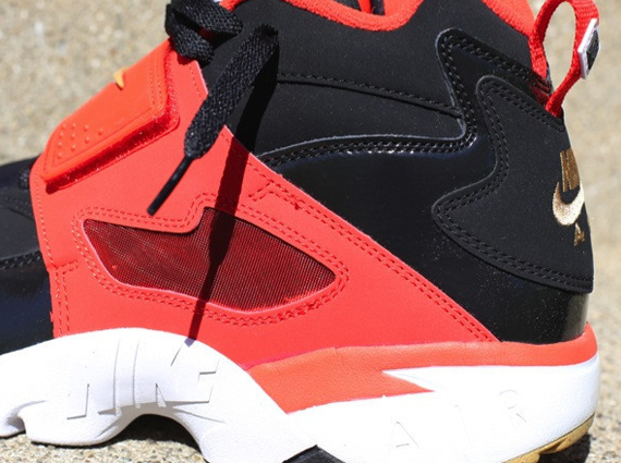 Nike Air Diamond Turf Black Orange Gold