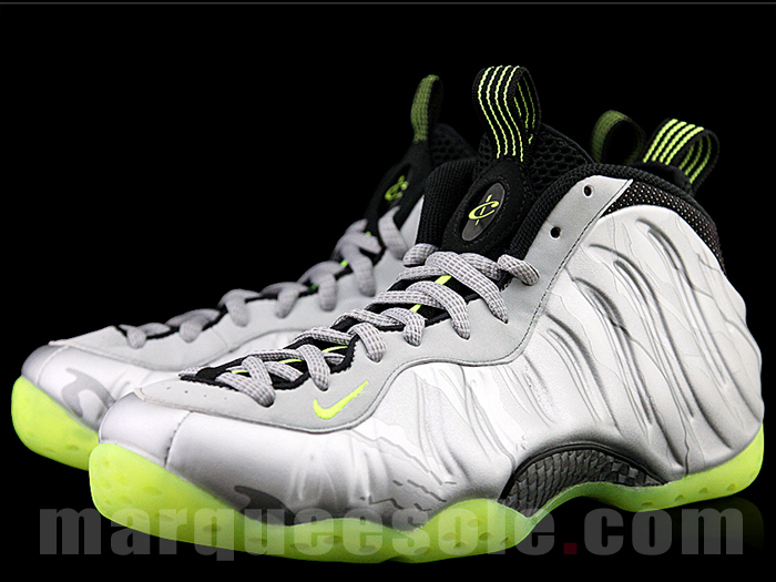 Nike Air Foamposite One Silver Lime 08