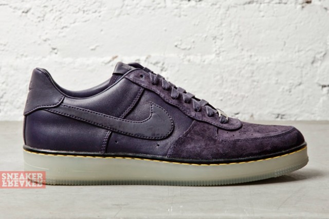Nike Air Force 1 Downtown Dark Purple Suede 04