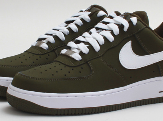 Nike Air Force 1 Low - Dark Loden - White