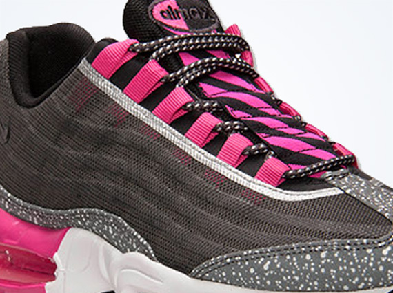 Nike Air Max 95 Premium Tape - Midnight Fog - Black - Pink Foil