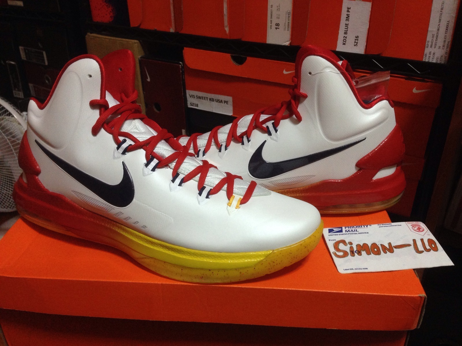 Nike Kd 5 Red Yellow Gradient Pe 05