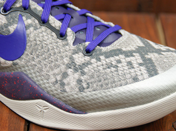 Nike Kobe 8 - Mine Grey - Black - Court Purple - University Red