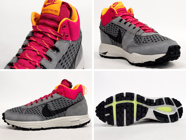 Nike Lunar Ldv Trail Mid Grey Pink 2