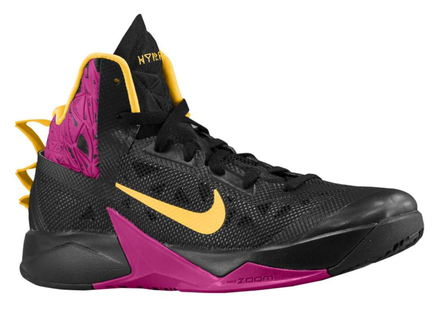 Nike Zoom Hyperfuse 2013 Black Raspberry Orange 1