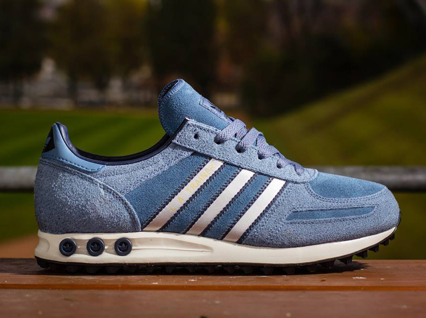 adidas Originals LA Trainer - Slate - Metallic Silver - White Vapour