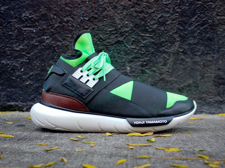 Adidas Y3 Qasa High Black Neon 01