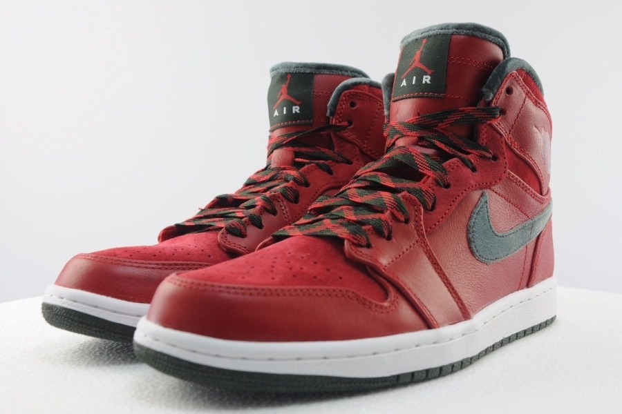Air Jordan 1 High Retro Premier Varsity Red Dark Army 06